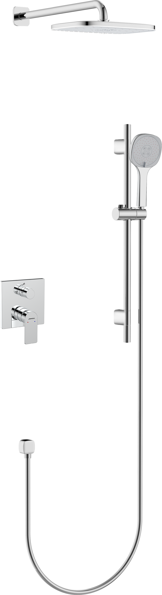 Ảnh sản phẩm 37311-636/1B-1 Sen Tắm Âm Tường Jomoo (Đã kèm van âm tường 37278-000/00-1)