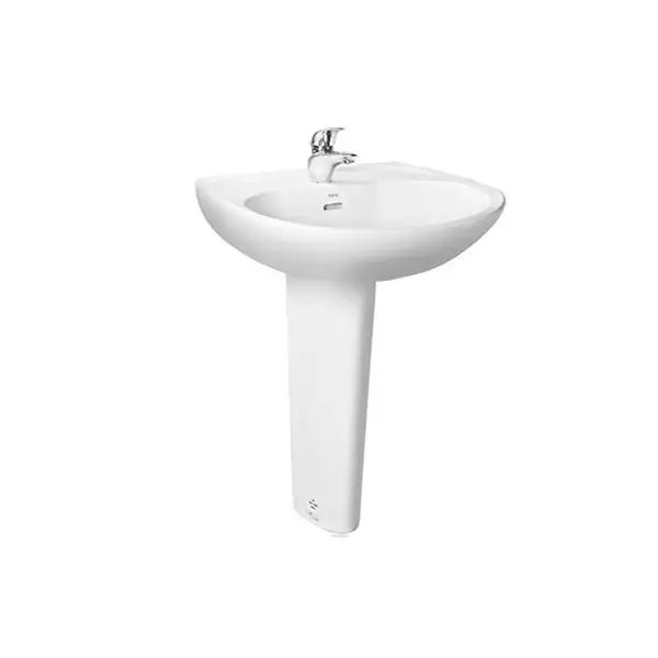Ảnh sản phẩm LPT239CR Chậu rửa mặt lavabo LPT239CR treo tường chân dài